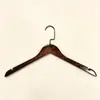 Cabides Retro Antiderrapantes da Moda para Uso Doméstico, Loja de Roupas, Hotel, Uso Doméstico Diário, Cabides de Armazenamento de Madeira Sólida