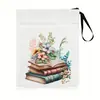 Bolsa para Libros Bolsa de Almacenamiento Portátil Cubierta Personalizada para Libros Cubierta Protectora Entusiastas de la Lectura de Libros Bolsa de Almacenamiento Impresa