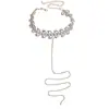 Collar de disparo callejero europeo y americano, cadena corporal de moda, estilo moderno, borla de diamantes completa, collar de diamantes, collar nuevo