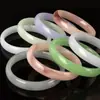 Pulseira 12mm Lama de Taro Vidro Pop Imitação de Jade Pulseira Pulseira Sino Pulseira Acessórios da Dinastia Han Pulseira Anel Tendência Feminina
