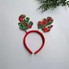 Exclusivo transfronteiriço com orelhas e tiara de galhos de veado Adereço de cabeça de Natal Adereços para apresentações de Natal Fivela de galho de veado para cabeça atacado