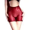 Calzoncillos tipo bóxer sexys de alta elasticidad, transparentes y brillantes, de 912 agujas, ultrafinos, sedosos, ajustados, seductores, talla grande