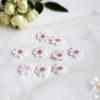 Ropa de Bebé Adornada con Parches Pequeños, Lindas Margaritas Hilo Dorado Flores Pequeñas Parches de Tela