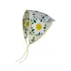 Lenço de cabeça triangular de crochê feito à mão no mesmo estilo de Zhao Zhaoyi, versátil, moda francesa retrô, fofo, estilo de menina, faixa de cabelo pastoral