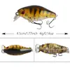 Señuelo Flotante para Pez Piedra 4.5cm/4g Cebo Falso Realista para Lubina y Lucio Señuelo de Pesca Duro Venta al Por Mayor