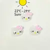Accesorios para Joyería DIY de Gato Lindo de Dibujos Animados Personalizados Parche de Resina Cubierta Protectora para Funda de Teléfono Móvil Pasador Materiales Hechos a Mano