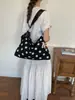 Bolsa de Bolinhas Super Popular Estilo Coreano para Mulheres 2026 Nova Bolsa Versátil de Ombro/Sob o Braço Mochila de Grande Capacidade Bolsa Simples para o Dia a Dia