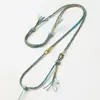 Cordón de Collar Tibetano Tejido a Mano con Cera de Abeja, Juego Cultural, Amuleto de Buda, Cordón de Thangka, Lanyard Tejido a Mano para Colgante