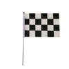Mano bandera de carreras a cuadros blanco y negro F1 cualquier tamaño y las imágenes y telas pueden ser ventas directas de fábrica