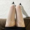 Medias de Rejilla Caladas Tallas Grandes, Ultradelgadas, Sexy, Puro Deseo, Medias Negras Largas, No Necesitan Quitarse, Entrepierna Abierta, Atractivas Medias Eróticas para Mujer