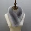 Bufanda Gruesa y Cálida de Piel Sintética de Zorro, Protector de Cuello, Bufanda Grande para Cuello, Cuello de Piel, Pin para Bufanda de Piel, Cubre Cuello para Mujeres en Otoño e Invierno