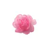 Niña dulce organza borde quemado color sólido malla hilo flor diy hecho a mano todo partido pasador accesorios para el cabello accesorios para la ropa venta al por mayor