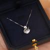 SHIAI Plata Esterlina 925 collar Cisne Pequeño 2025 estilo nicho popular cadena de clavícula de alta gama viajero diario que combina con todo