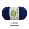 Bufanda Tejida por Uno Mismo de Algodón de Leche de 5 Hilos Peinados Paquete de Materiales para Tejer Crochet DIY Lana en Bola Lana de Grosor Medio