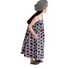Vestido para Niñas 2026 Estilo Verano Moda Coreana para Niñas Elegante Vestido Largo sin Mangas con Estampado Completo de Rosas, Vestido con Efecto Iluminador