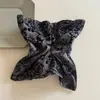 Pañuelo Cuadrado Paisley Vintage para el Cabello para Mujer, Cuerda Elegante para el Cabello de Otoño e Invierno con un Toque de Lujo, Accesorio para el Cabello Extra Grande