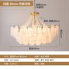 Nova Iluminação Estilo Francês Atmosférico Pós-moderno de Cristal para Sala de Estar Lustre de Teto Lustre de Pena de Vidro Lâmpada Quente para Quarto