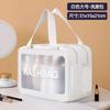 Nueva bolsa de cosméticos con separación húmeda y seca, bolsa de lavado de viaje portátil multifuncional, bolsa de almacenamiento para el cuidado de la piel impermeable de gran capacidad