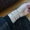 Pulsera de Plata Rota Femenina s925 Plata de Ley Plegable Uso Combinado Pulsera 2025 Primavera Nueva Joyería de Plata al por Mayor