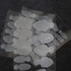 Cristal para uñas lámina de silicona para uñas sin papel pegamento de extensión molde para uñas 12 piezas molde para uñas parche francés 4