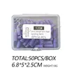 50 Peças de Anéis de Lixar para Polimento de Unhas, Especializados para Remover Esmalte, Núcleo Mini de Aço Inoxidável, Alta Resistência e Resistente ao Desgaste