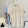 2026 Nuevo Top Deportivo de Manga Corta para Mujer para Entrenamiento de Carrera, Cubierta de Secado Rápido, Ropa de Fitness, Ropa de Yoga Transpirable de Secado Rápido para Verano