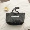 2026 Nueva Bolsa Tote de Doble Cara Estilo Coreano Retro Estampado de Leopardo, Bolso de Hombro Casual de Gran Capacidad, Bolsa de Tela de Alta Calidad para el Trabajo