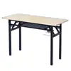 Mesa Plegable para el Hogar Rectangular Escritorio de Entrenamiento Mesa de Comedor Sencilla Escritorio de Computadora Escritorio de Escritura Mesa de Estudio Mesa Larga