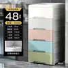 Estante de Almacenamiento Multicapa Tipo Cajón 37cm Cocina Plástico 20cm Espacio Estrecho Gabinete de Almacenamiento para Baño