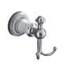 Toallero Cromado Blanco, Aleación de Cobre y Acero Inoxidable, Accesorios de Baño Simples Estilo Americano Europeo, Juego de Alta Gama, Almacenamiento Cromado Brillante