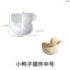 Pote de Armazenamento Patinho Amarelo Copo para Vela Perfumada Molde de Resina de Silicone Cola DIY Porta-Vela de Pato Ornamento de Gesso Lixamento