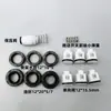 Kit de reparación de cabezal de bomba reguladora de presión de 12 pistones, que incluye sellos de agua, sellos de aceite, válvulas de retención, pasadores de émbolo, interruptores y resortes de émbolo