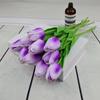 Atacado do Fabricante Pu Tulipa Toque Realista Flores Artificiais para Casa Fotografia, Casamento e Decoração de Sala de Estar Buquê Adereços