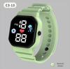 Nuevo Reloj Digital LED C3-13 Modelo Fútbol Cuadrado Celebridad de Internet Digital Deportivo Estudiante En Stock Estilo Deportivo Luminoso