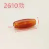 Jade sintético duas cores em formato de nuvem, irregular, com furo grande, contas de pedra sintética para pulseira DIY, corrente de celular, bolsa de tecelagem, acessórios de joia