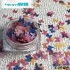 Venda Direta de Fábrica de Pó de Diamante Triturado de Alto Brilho, Gel para Nail Art Fosco 4mm, Lantejoulas Mini Borboleta de Linho Fluido e Decorações Cintilantes