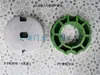 Tapón de Cola de 3 Pulgadas Rodillo Giratorio Tubo de Viga de Puerta Enrollable Rodamiento Redondo Motor Tubular Accesorios para Puerta Eléctrica de Rodillo