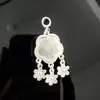 Joyería de Estilo Étnico Hecha a Mano Plata Miao Pulsera DIY Accesorios Base de Montaje Montura Vacía Pieza Bordada Mariposa Pequeña Accesorios de Plata Miao DIY