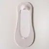 Meias Invisíveis de Seda Gelada para Mulheres, Meias Finas de Verão, Cor Sólida com Solado de Algodão, Antiderrapante, Calcanhar Antiderrapante, Meias de Seda Gelada de Corte Baixo para Sapatos Single