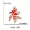 Estilo Pintura a Óleo Artística DIY Colar Pulseira Pingente Acessórios Moldura de Foto Tulipa Colorida Flor Pingente Ornamento para Pendurar