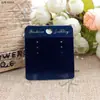 Fivela de gancho no painel traseiro embalagem de exibição de veludo cartão azul escuro para brincos tachinhas adesivos veludo pendurado PVC brincos plástico
