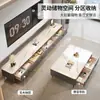 2026 Novo Gabinete de TV de Chão para Sala de Estar Casa Apartamento Pequeno Sensação de Luxo Leve Combinação de Mesa de Centro e Gabinete de TV