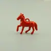 Acessórios DIY acrílico cavalo cor brilhante UV pônei tridimensional pingente bolsa chaveiro pingente