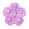 Molde de Silicona para Muñeca de Yeso Emprendimiento de Puesto Callejero Popular DIY Molde Caliente Nuevo Molde Estéreo de Dibujos Animados para Pastel