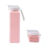 Amazon Explosive Outdoor Sports Copo de água portátil de qualidade alimentar Copo retrátil de silicone dobrável Copo de água de grande capacidade