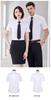 Camisa Profesional Blanca de Manga Corta Elástica de Verano del Fabricante para Hombres y Mujeres, Ropa Formal, Camisa de Modal Lenzing, Uniforme de Trabajo con Logo Bordado
