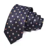 Venda quente transfronteiriça gravata masculina estreita gravata listrada casual gravata personalizada masculina em estoque atacado 7 dias para receber amostras