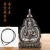Collar de marca Big Buddha con diseño de Buda de nacimiento oculto vacío y doce signos del zodíaco, Dios guardián, Buey, Tigre, de gran tamaño, para hombres y mujeres