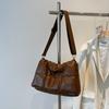Bolsa de Couro de Alta Qualidade para Nicho com Grande Capacidade para Mulheres 2022 Nova Moda Outono e Inverno Textura Bolsa Transversal Versátil