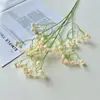 Goma Suave 108 Cabezas 3 Ramas Gypsophila Flor Artificial Flor Falsa Decoración de Boda Nupcial Ramo de Flores Pieza de Decoración para el Hogar